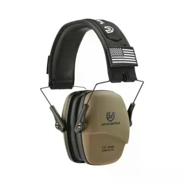 Imagem de Protetor Auricular Tático Para Tiro Ao Ar Livre, Antirruído, Dobrável,