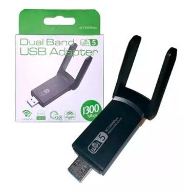 Imagem de Adaptador Wifi Usb 3.0 Dual Band 1300 2.4/5ghz Wireless 5g