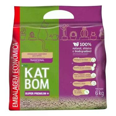 Imagem de Areia Higiênica Katbom Granulado Biodegradavel P Gatos 6 Kg Medida:6kg