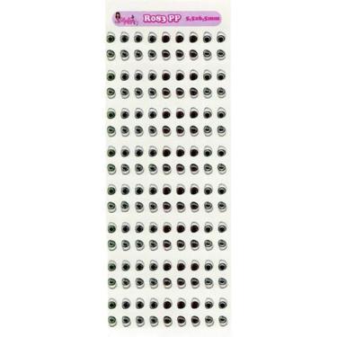 Imagem de Cartela De Olhos Resinados Styler Biscuit R083 PP - 5,5 X 6,5mm