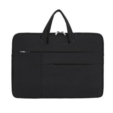 Imagem de Case Pasta Executiva Impermeável Para Notebook Até 14 Polegadas e MacBook 13 Leve Portátil Proteção Ideal Para Trabalho Escola e Viagens - ZAFIN (Preto)