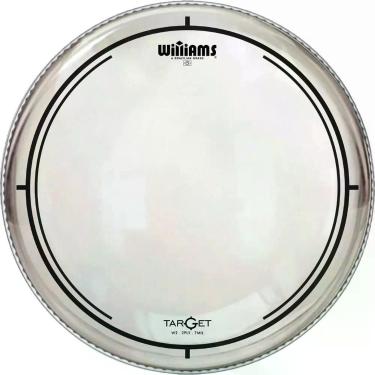 Imagem de Pele para Bumbo Pele Dupla 22 Polegadas Clear Equilíbrio Tonal Sustain Controlado Transparente Evan Williams