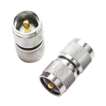 Imagem de Conector coaxial Anina UHF PL259 macho para macho, 2 unidades para rád