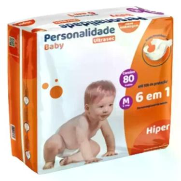 Imagem de Fralda Personalidade Baby Ultrasec - Hiper Pacote, M-80