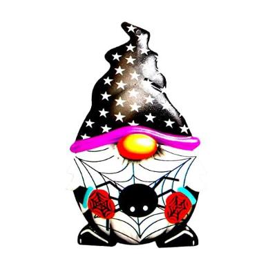 Imagem de Pingente de árvore de Halloween de metal ferro forjado artesanato suprimentos de decoração para casa árvore de férias decoração de fundo suprimentos decorações de árvore de Halloween