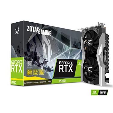 Imagem de Placa de Vídeo Zotac Gaming - GeForce RTX 2060, Twin Edge, LHR, 6GB GDDR6, Preto