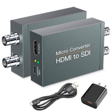Imagem de Conversor HDMI para SDI 3G-SDI/HD-SDI com incorporador de áudio 1080P
