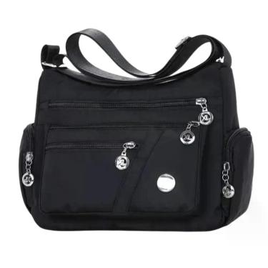 Imagem de Bolsa Feminina Para Viagem Passeio Atemporal Resistente - Alwy, Preto