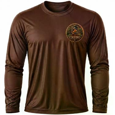 Imagem de Camisa Uv +50 Pássaro Coleiro - Proteção Solar cor:MarromTamanho:P - G