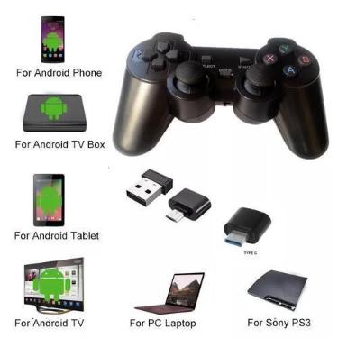 Imagem de Controle S/fio Joystick Game Ps3 Pc Android Smart Otg - DATAFROG