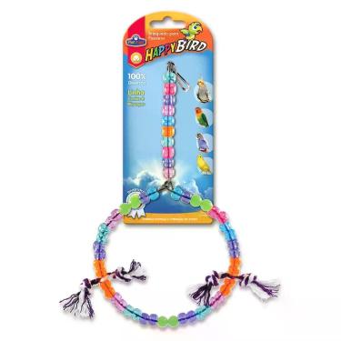 Imagem de Brinquedo Balanço Argola G para Calopsitas e Psitacídeos - Pet injet