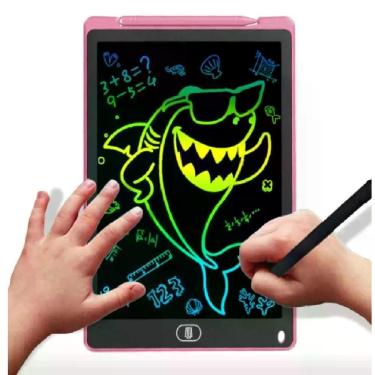 Imagem de Tablet Infantil Lcd Lousa Mágica Desenha Estuda Escrever - 8,5 Polegadas