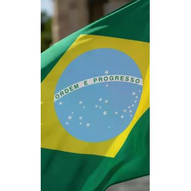 Imagem de Bandeira Do Brasil Grande Pano Grosso Costurada (2,00x1,45) - Congratu