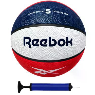 Imagem de Bola de Basquete Juvenil Reebok Royal 3 Navy Tamanho 5 + Bomba de Ar, 