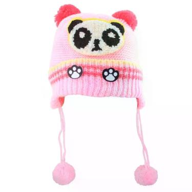 Imagem de Touca Gorro Infantil Rosa Panda Tamanho único