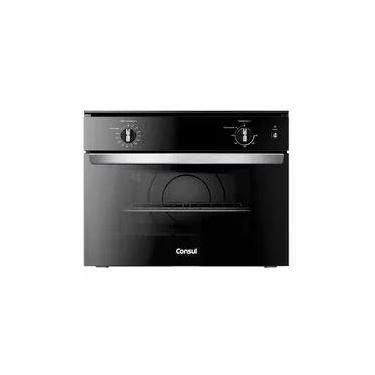 Imagem de Forno Elétrico de Embutir Consul 47L COB47BE Porta Removível Timer Autodesligamento Luz Interna Preto