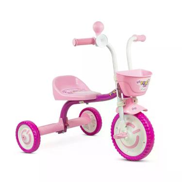 Imagem de Triciclo Motoca Passeio Para Menino Menina Infantil Nathor Cor:Rosa Yo
