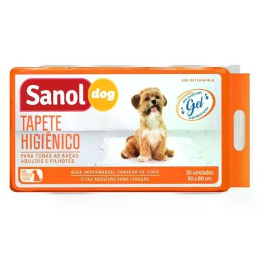 Imagem de Tapete Higiênico Sanol Dog para Cães com Alta Absorção 60X80CM 30UN