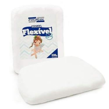 Imagem de Massa de Biscuit Flexível Polycol 500g Novidade