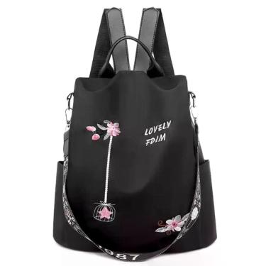 Imagem de Bolsa Mochila Feminina Premium Impermeável Pequena - AlwyStore, Preto