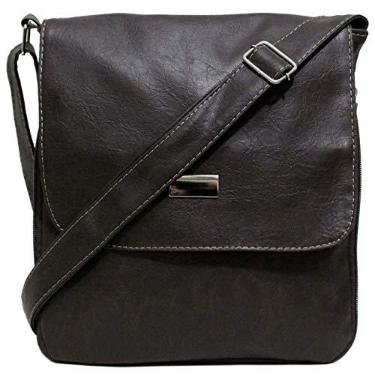 Imagem de Lenna's Bolsa Transversal Tiracolo Com Zíper Expansor Café L012