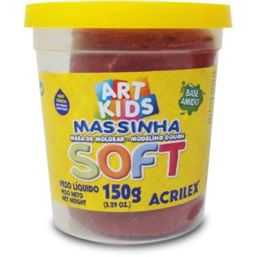 Imagem de Massa para Modelar SOFT 150G.CHOCOLATE BS Amido - Acrilex