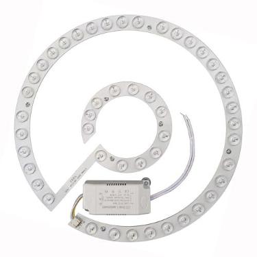 Imagem de Hyoquilex Lâmpada LED de 36 W perto do teto para ventilador de montagem embutida kit de luz de reposição para painel de motor lâmpada de placa, 3CCT 3000K/4500K/6000K (36W)