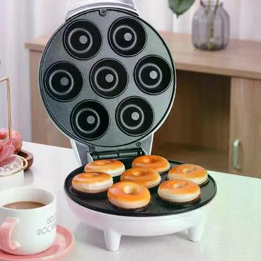 Imagem de Donuts Mini Antiaderente Compacta Para Sobremesas Fáceis - 110V