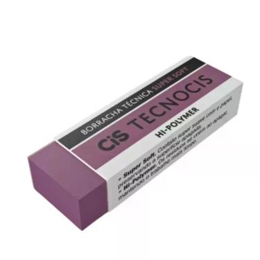 Imagem de Borracha Técnica CIS Soft Touch Produzida em hi-polymer para Apagar sem Danificar o Papel 1 Unidade Roxo