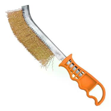 Imagem de Escova Aço Carbono Manual Cabo Plástico Para Limpeza - Sparta