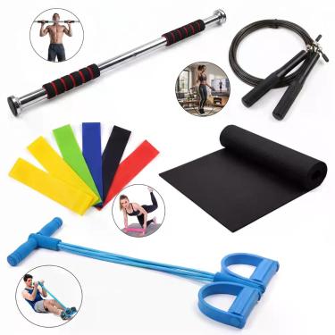 Imagem de Kit Treino Completo BARI para Fortalecimento Muscular