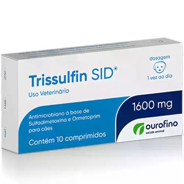 Imagem de Trissulfin Sid Cart 1600 Mg Ouro Fino Cães, Trissulfin Sid Cart 400 Mg