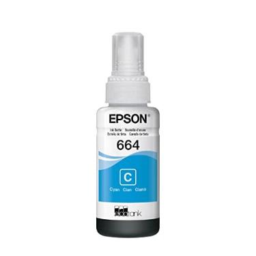 Imagem de Garrafa de Tinta Original Epson EcoTank T664 Ciano - T664220