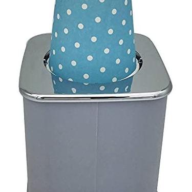 Imagem de DEER REED Dispensador de copos, dispensador de copo de papel descartável para copos de banho de 85 g ou 142 ml, com 20 copos de 85 g