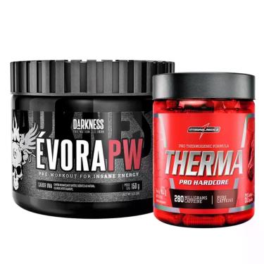 Imagem de Kit Evora Pré Treino 150g + Therma Pro 60 Caps Integralmedica, Frutas.