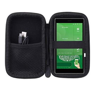 Imagem de Aenllosi Capa rígida para ponto de acesso móvel GlocalMe UPP/G4 4G LTE, organizador de pontos de acesso Wi-Fi GlocalMe (apenas capa) preto