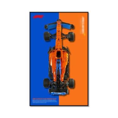 Imagem de Joodyyoo Display Wall Board for Lego Technic McLaren F1 42141, Wall Art for Lego F1 Car Wall Mount, Gift Idea, Home Decor (Car Not Included)
