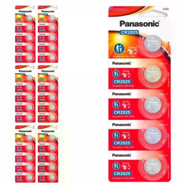 Imagem de 35 Baterias Cr2025 Panasonic (7 Cart)