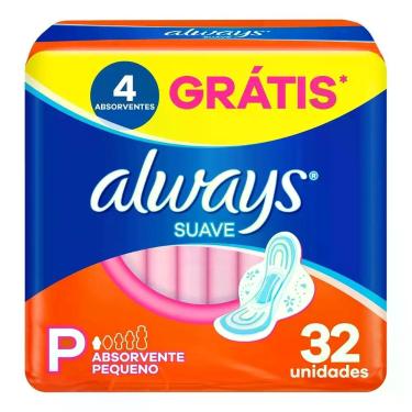 Imagem de Absorvente Super Proteção Suave com Abas Always 32 Unidades, 32