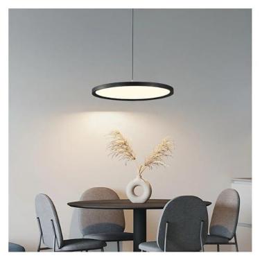 Imagem de Luminária pendente LED para sala de jantar e escritório, design escandinavo, lustre para escritório e quarto