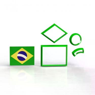 Imagem de Bandeira Do Brasil Tamanho 5 Cm