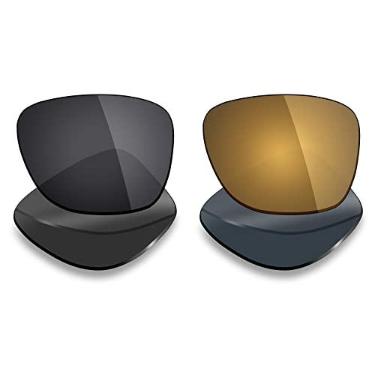 Imagem de Mryok 2 pares de lentes polarizadas de substituição para óculos de sol Oakley Catalyst – Opções