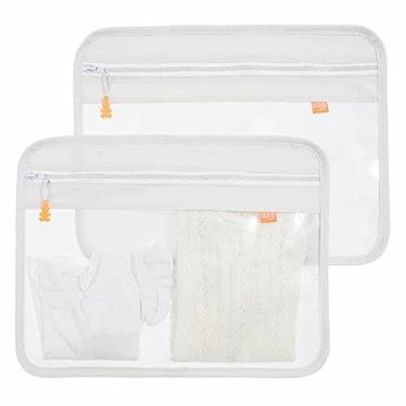 Imagem de Dupla de Organizadores para Maternidade Pequeno Transparente Sweet cor:branco