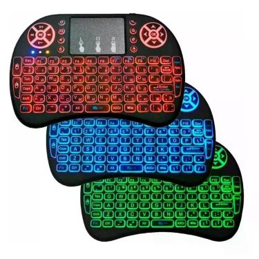 Imagem de Mini Teclado + Touchpad Mouse Sem Fio P/ Smart Tv Pc Noteboo