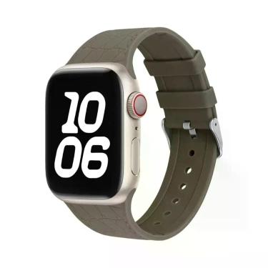 Imagem de Pulseira De Silicone Com Padrão De Lichia Para Apple Watch Ultra 40mm 