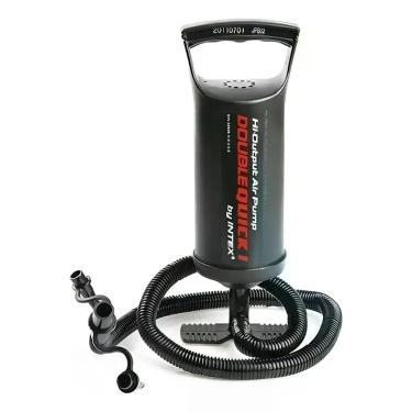 Imagem de Bomba De Ar Manual 3 Bicos Double Quick- Pequena, 29cm Intex