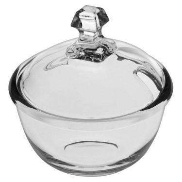 Imagem de Açucareiro Home&Co 12x12x12cm Vidro Transparente 270ml para Servir na 