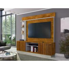 Estante Ripado para TV até 65 Polegadas com LED 201CMX187CM 2 Portas A Estante Ripado para TV até 65 Polegadas com LED 201CMX187CM 2 Portas A