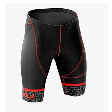 Imagem de Bermuda Masculina 3XU Multiplied Ciclista Bike Vermelho - Refactor