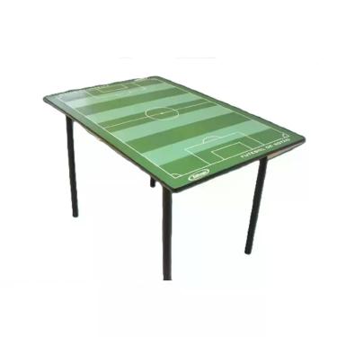 Imagem de Mesa Futebol de Botão Master 6731.0 Robusto Ideal para Lazer Amadeirado Xalingo Brinquedos 120CM